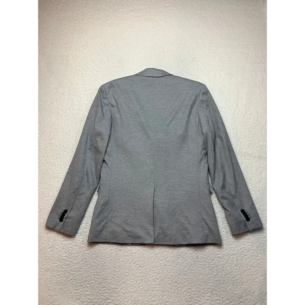 Banana Republic Blazer Mens 38R Gray Slim Fit Sport Coat Two Button Professional